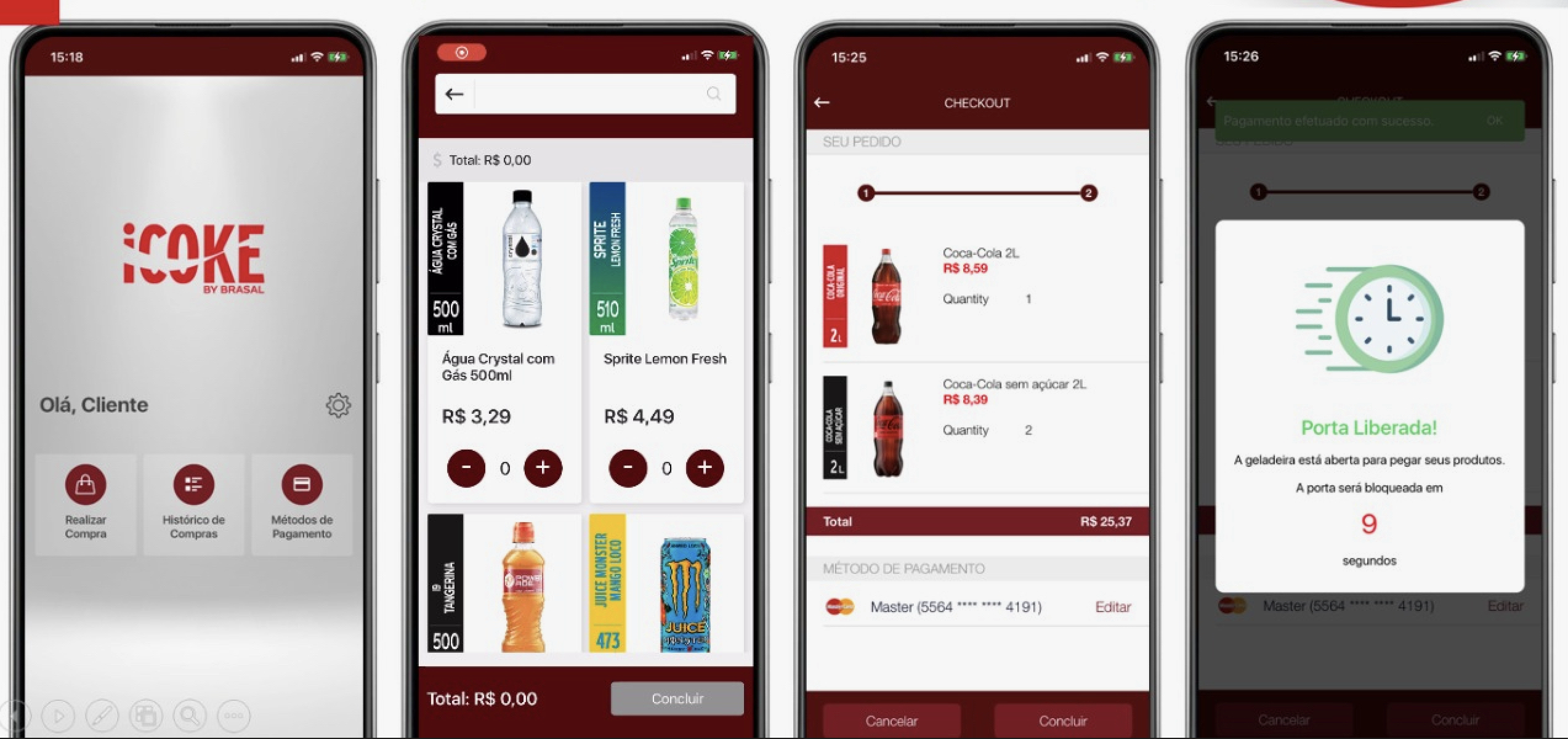 iCoke — interface administrativa